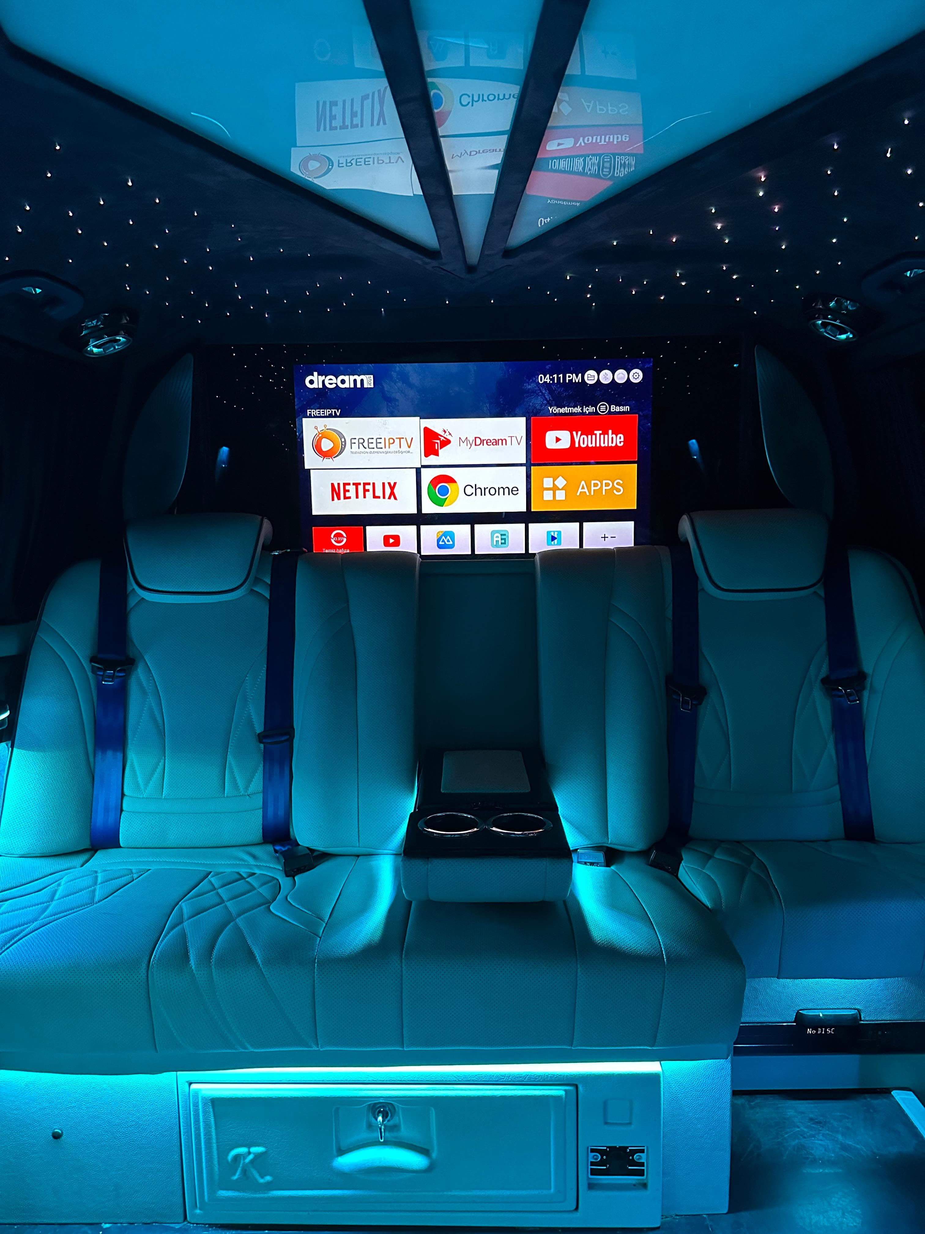 Premium car exterior with city skyline